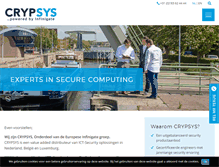 Tablet Screenshot of crypsys.nl